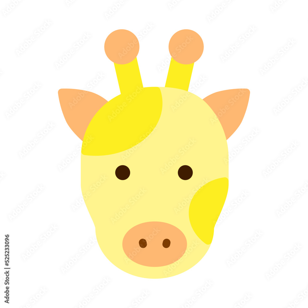 Giraffe Face Icon Giraffe Face Icon