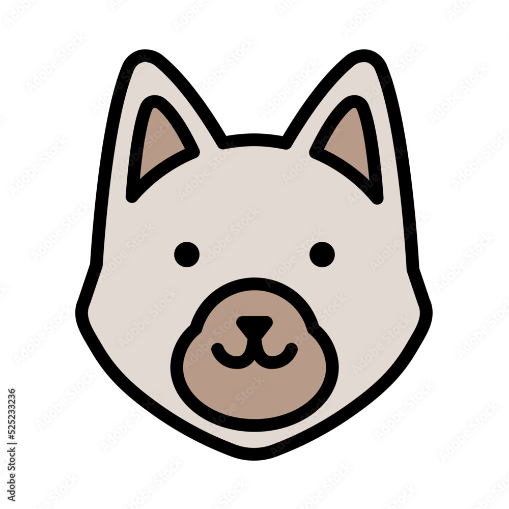 Wolf Face Icon
