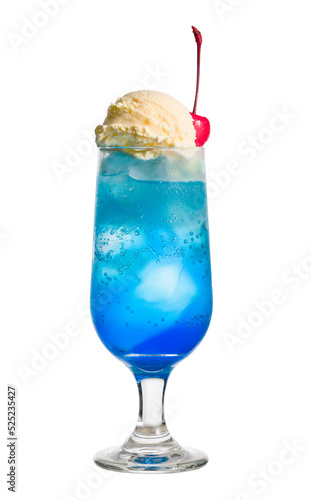 青いクリームソーダ