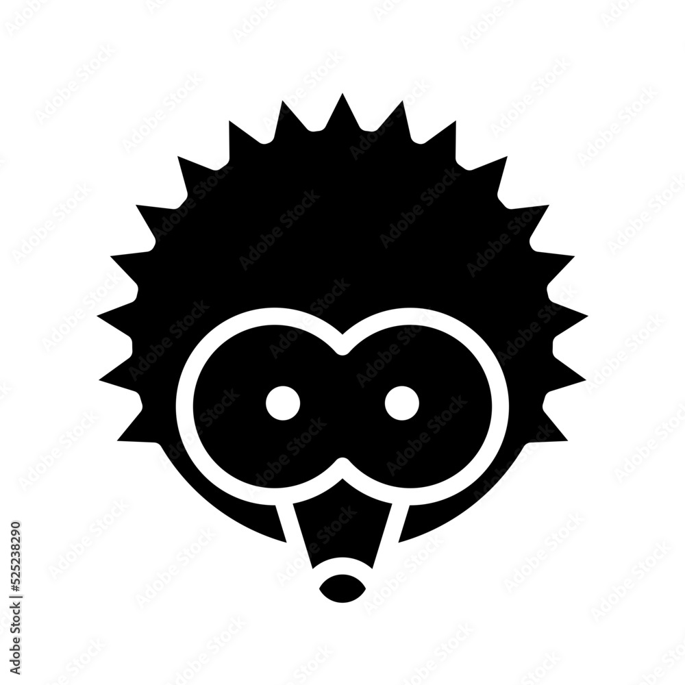 Hedgehog Face Icon