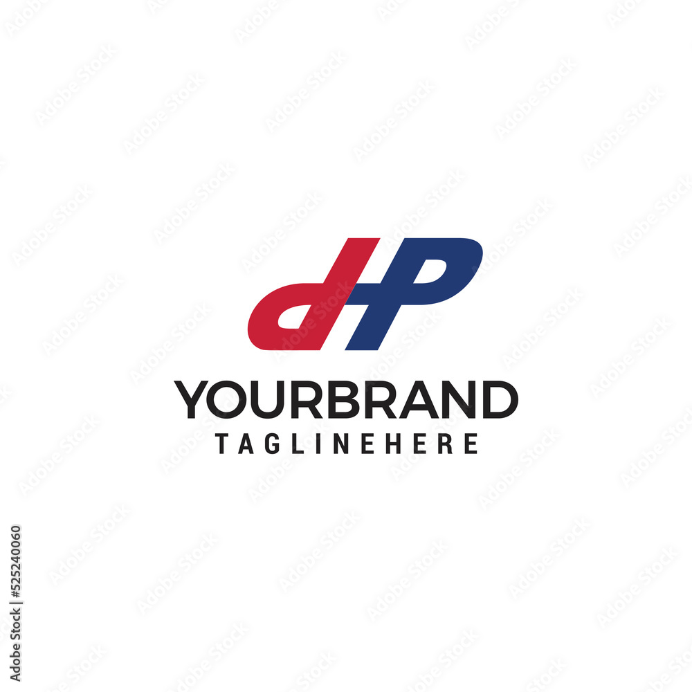 Letter DP PD DHP simple Logo line Design template Vector Letter DP PD DHP simple Logo line Design template Vector
