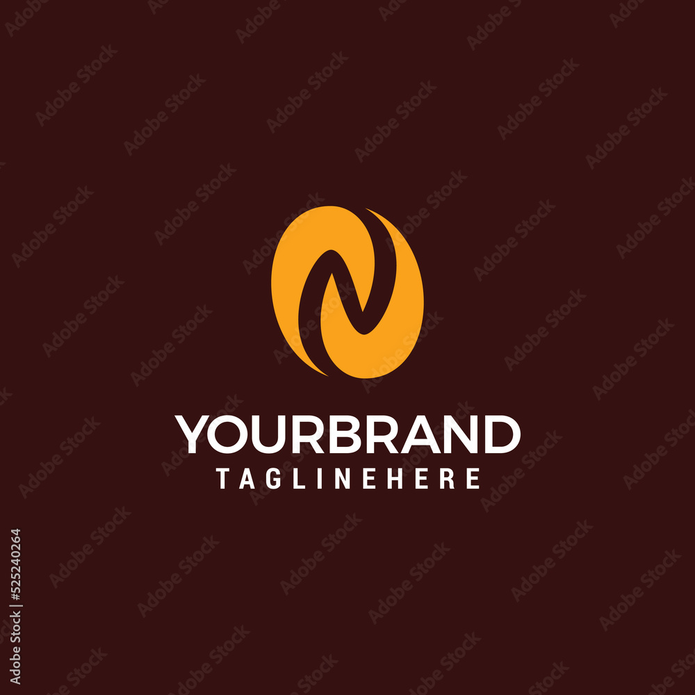Abstract Illustration Letter N Logo Design Inspiration Vector For Your Business