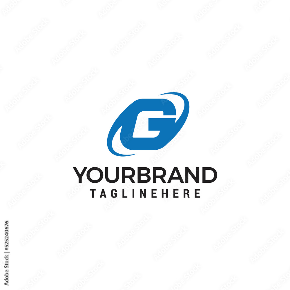 Initial Letter G Tech Logo Design Template Element Vector Initial Letter G Tech Logo Design Template Element Vector