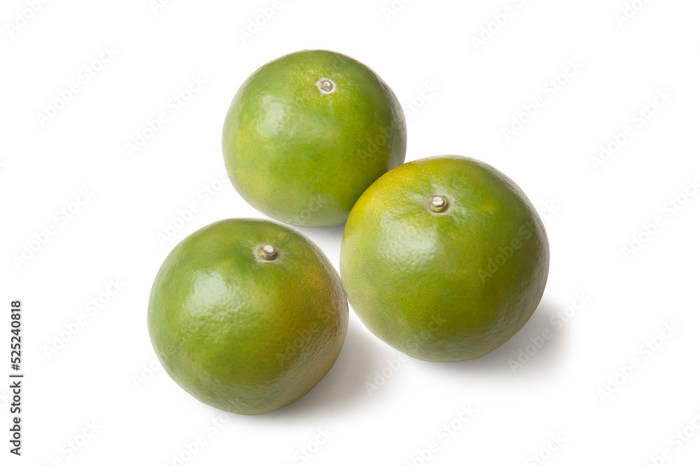 Clementine or tangerine orange fruit on white background. Clementine or tangerine orange fruit on white background.