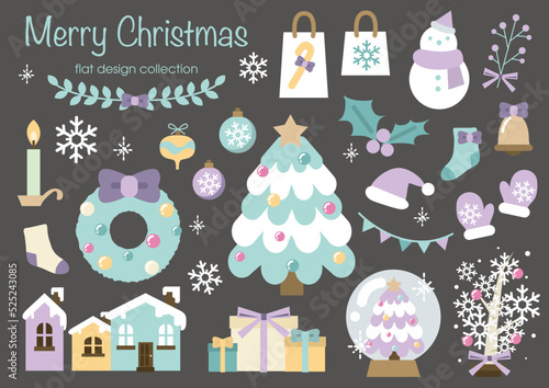 かわいいクリスマス素材セット