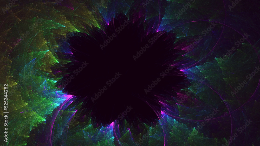3D rendering abstract round light background 3D rendering abstract round light background