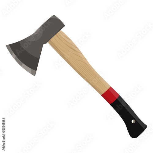 axe isolated on white background