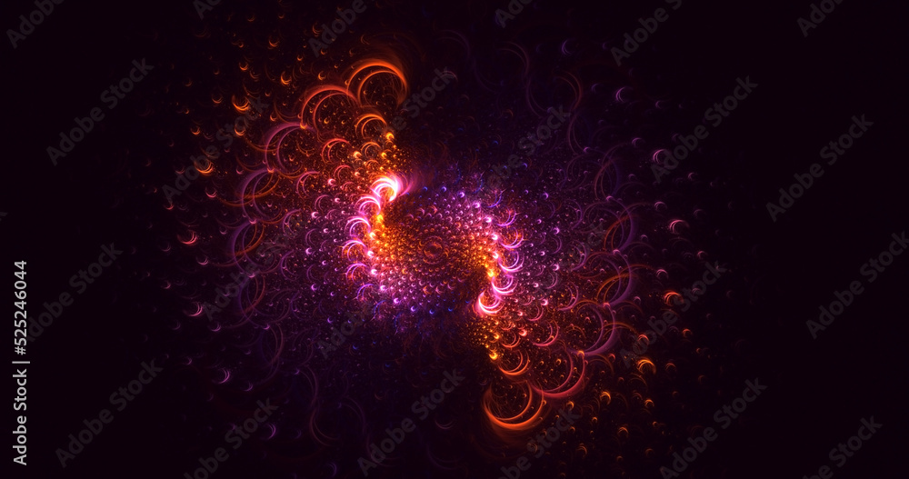 3D rendering abstract round light background 3D rendering abstract round light background