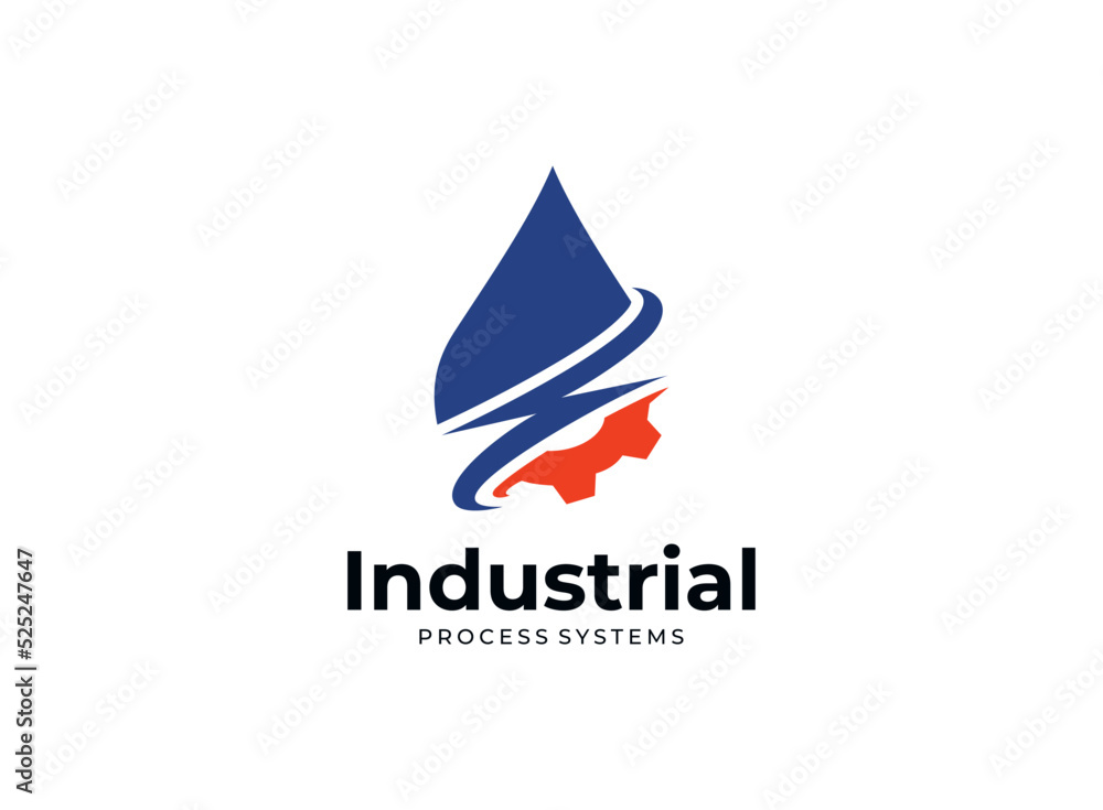 Fire, gas, and gear combination logo design. Usable logo design for technology, industry, and manufacturing. Fire, gas, and gear combination logo design. Usable logo design for technology, industry, and manufacturing.