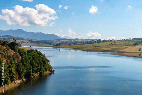 Landscape view of Sisga Dam, Cundinamarca, Colombia