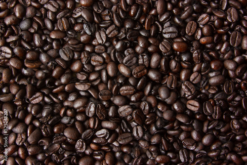 Coffee Bean Roasted in Background for make a good Coffee, great ingredient.