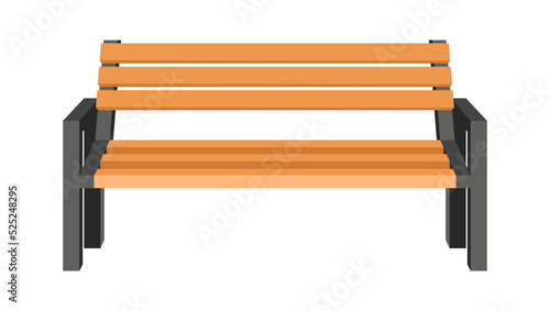 Wooden furniture for outside exterior of park