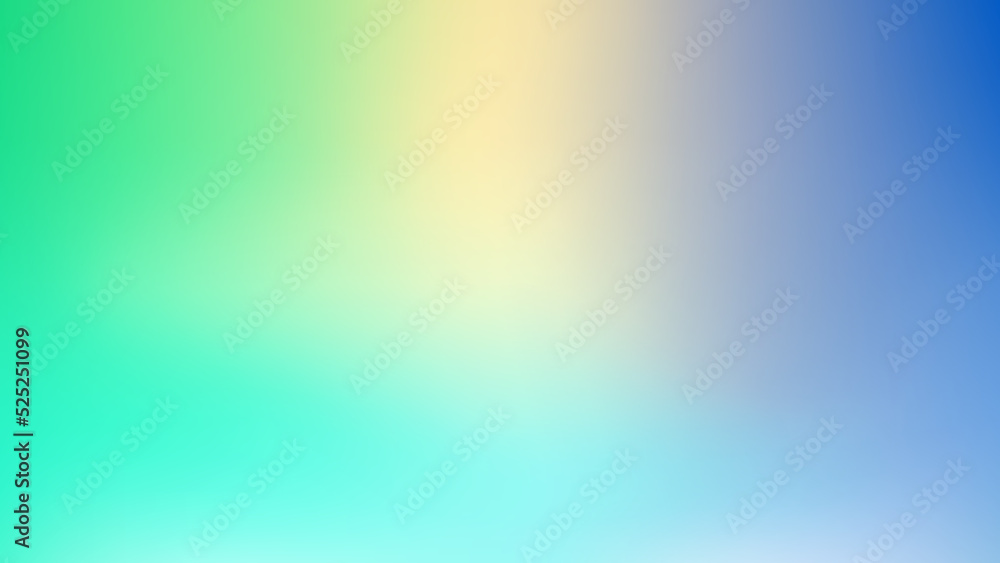abstract smooth blur green and yellow color gradient background for website banner and paper card decorative design