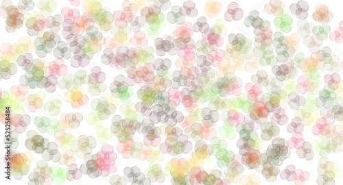 Abstract pastel bubble pattern dots