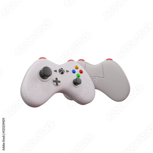 Game Controller Icon Isolated 3d render Ilustration