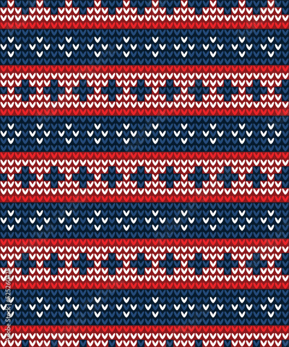 Christmas Knitted Sweater Pattern Wool Knit Texture Imitation