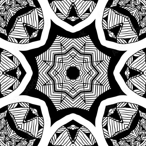 Seamless kaleidoscope patte...