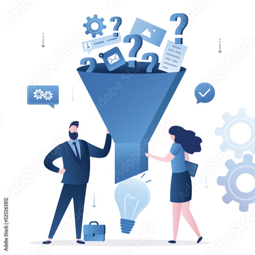 Colleagues solving problem together, brainstorming, problems research and discover new idea, creativity to answer questions,