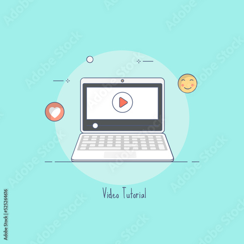Video Tutorial Vector Icon