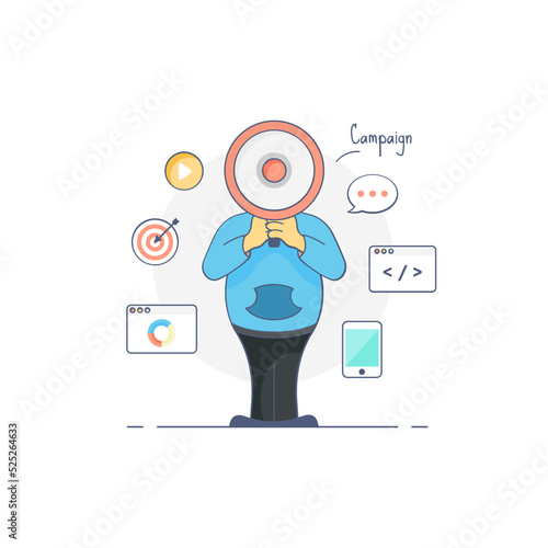 Campaign Vector Icon