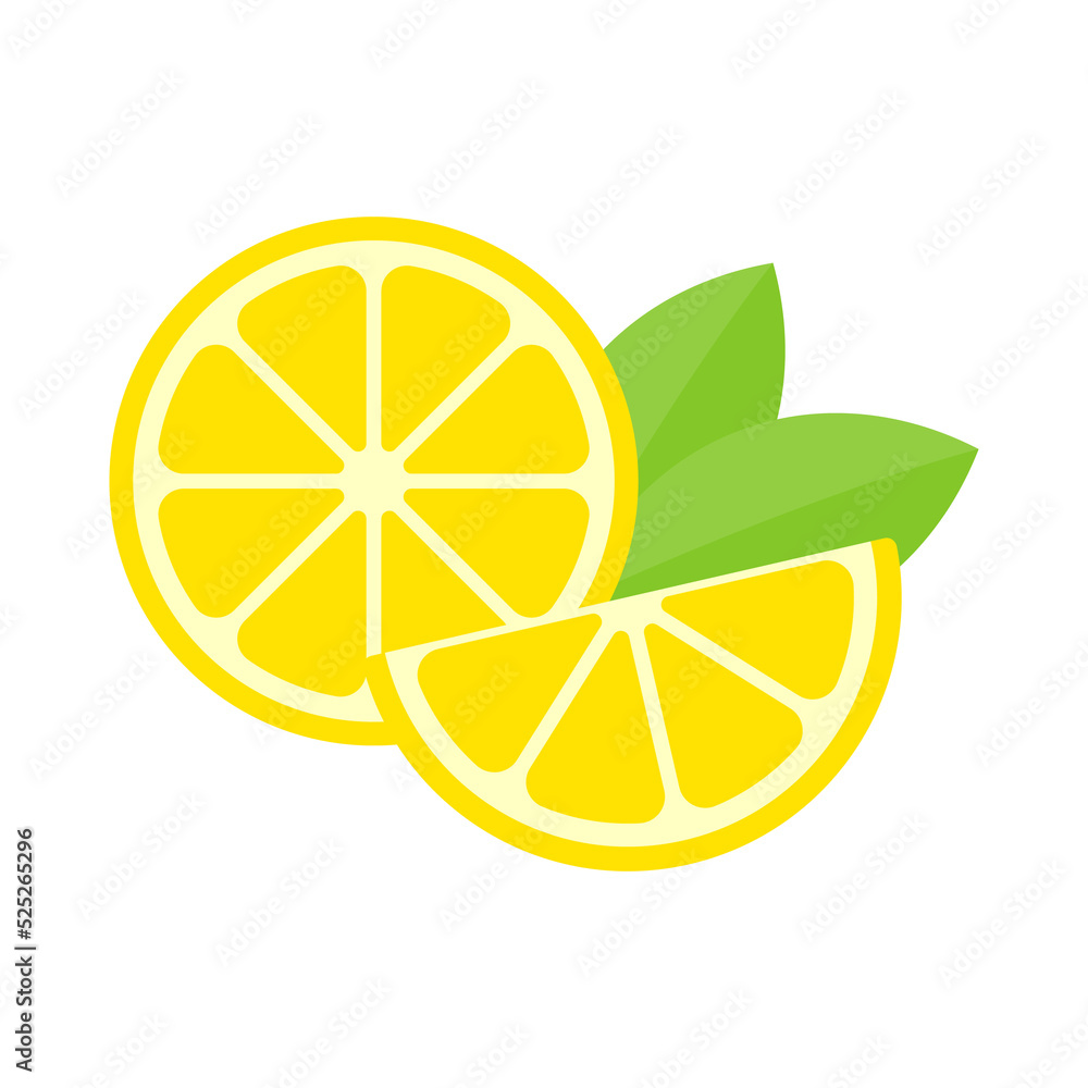 Yellow lemon vector. Lemon is a fruit that is sour and has high vitamin C. Helps to feel fresh. Yellow lemon vector. Lemon is a fruit that is sour and has high vitamin C. Helps to feel fresh.