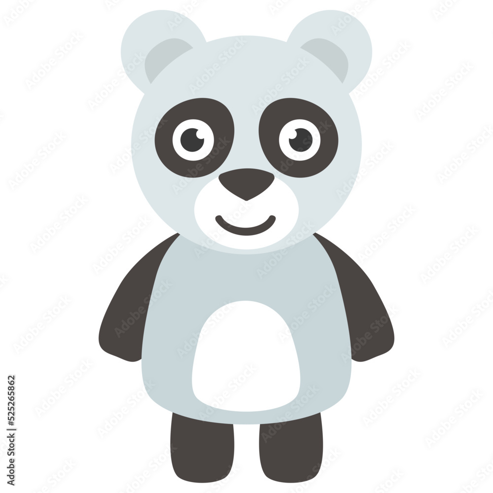 Naklejka premium Panda Vector Icon