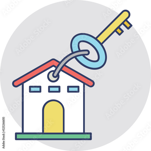 Keychain Vector Icon