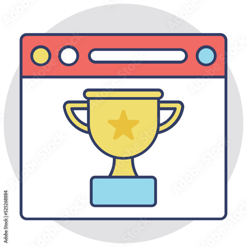 Page Rating Vector Icon