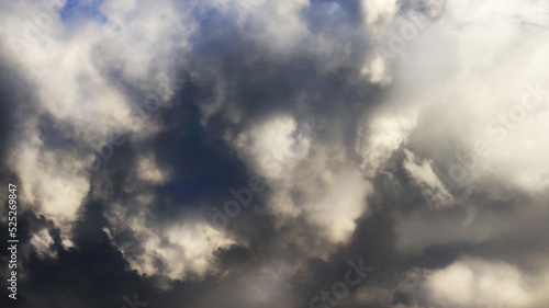 Fluffy cloud closeup