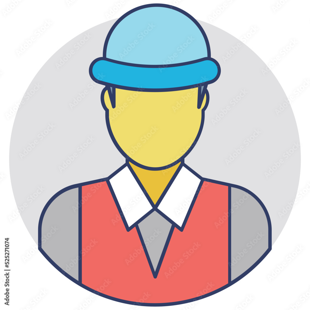 Laborer Vector Icon Laborer Vector Icon