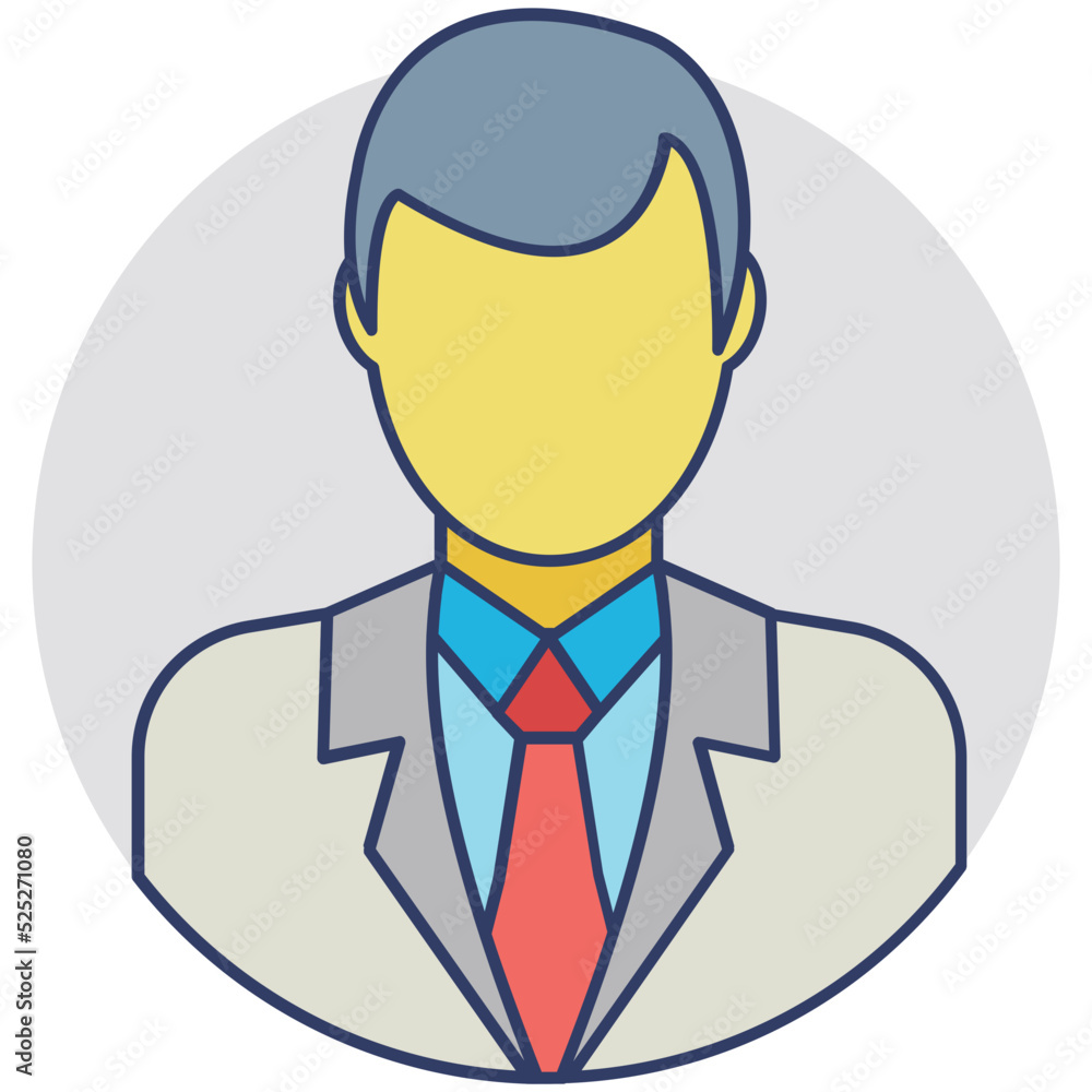 Banker Vector Icon