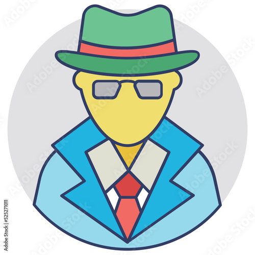 Detective Vector Icon