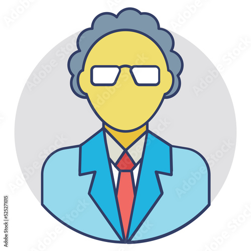 Scientist Vector Icon