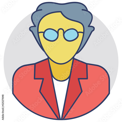 Scientist Vector Icon