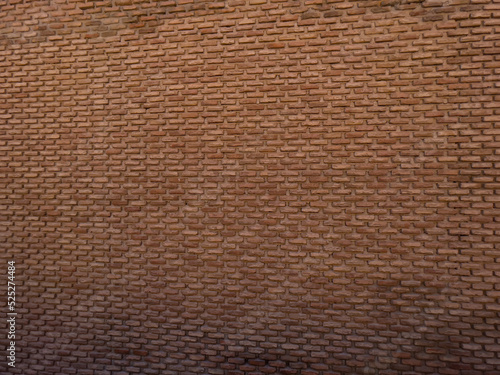 An example of an architecturally beautiful wall made of hard and durable brick