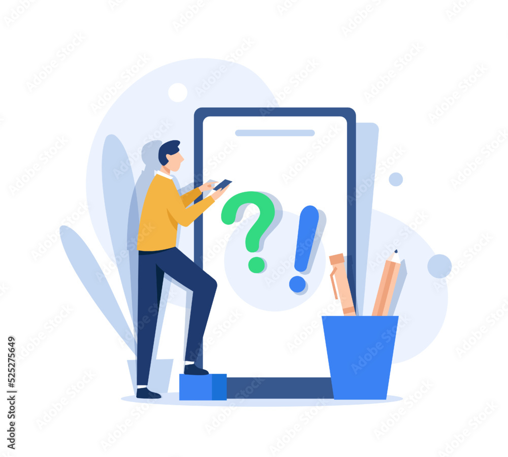 Feedback illustration,Characters filling survey form,User experiences concept Feedback illustration,Characters filling survey form,User experiences concept