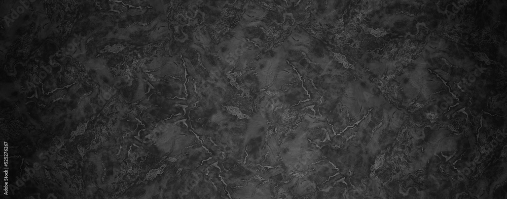 Naklejka premium Fantastic Marble Granite Rock Stone Classy Deep Grey Texture Banner Background