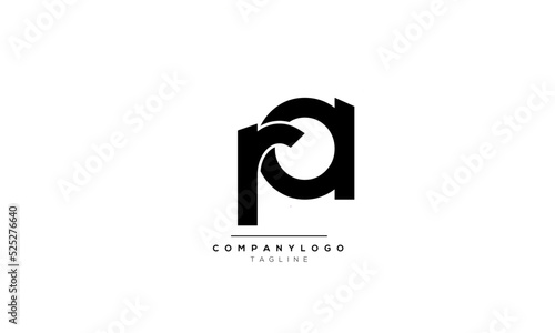 Alphabet letters Initials Monogram logo RA, RA INITIAL, RA letter