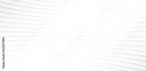 White Clear Blank Subtle Geometrical Vector Abstract Background. Light Colorless Empty Surface. 3D Conceptual Sci-Fi Technology Illustration. Minimalist Wallpaper