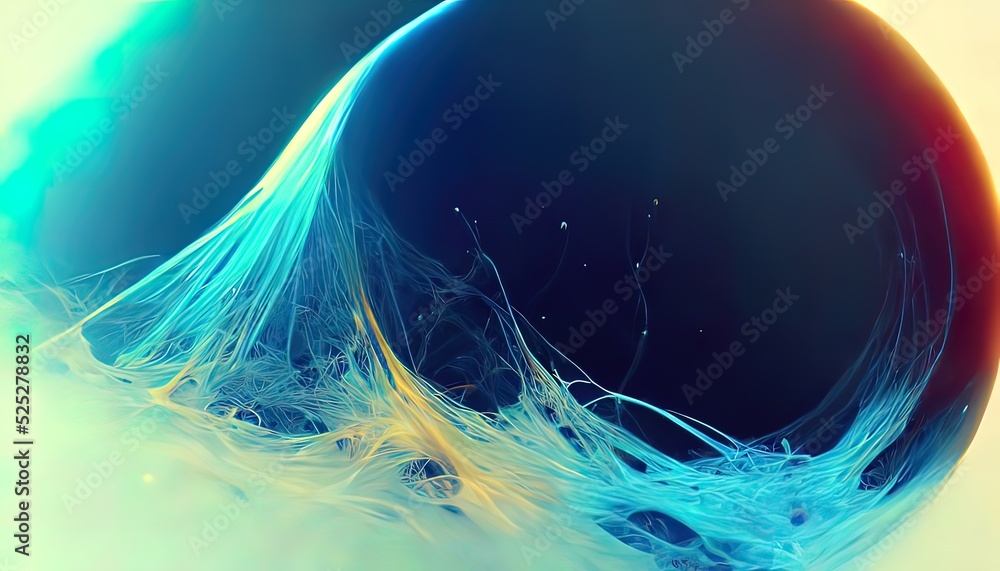 Plasama wave abstract technology, futuristic background. Science element, blue glowing color with electricity particles. Abastract power illustration. 3d render of fluid fractal shape. Plasama wave abstract technology, futuristic background. Science element, blue glowing color with electricity particles. Abastract power illustration. 3d render of fluid fractal shape.
