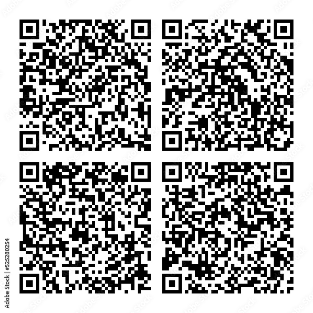 Vector QR code Vector QR code