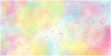 Colorful watercolor background of abstract sunset sky with paint blotches and soft blurred texture.Abstract watercolor drawing on a paper image. grunge texture and backdrop background .><
