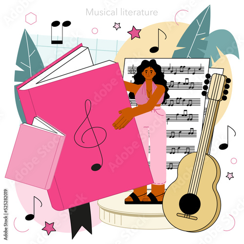Music school or course. Students learn to play music. Young musician