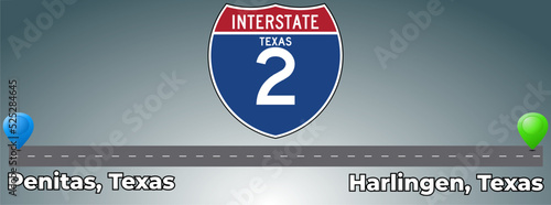Interstate 2 is a partially completed Interstate Highway running through the Lower Rio Grande Valley of South Texas