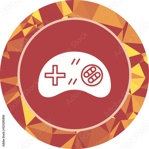 Unique Gaming Control Vector Icon