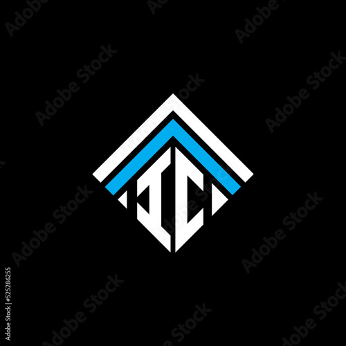 IC letter logo creative design with vector graphic, IC simple and modern logo.