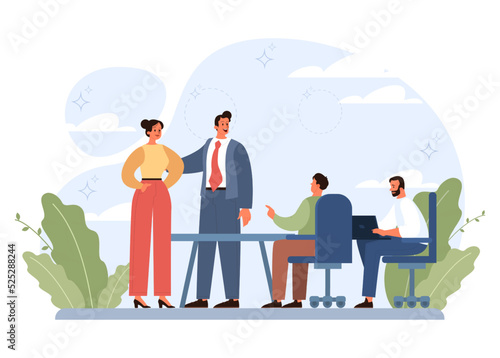 Beginner or newbie concept. New employee starting a career, project or task.
