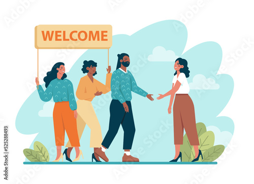 Beginner or newbie concept. New employee starting a career, project or task.