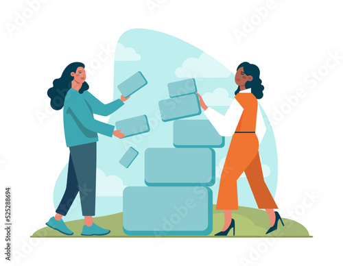 Confrontation concept. Business or social controversy or disagreement