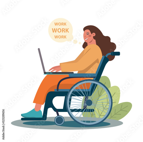 Outsourcing concept. Telework and project delegation, employee